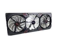 NUHFUFA Ventilateur de refroidissement pour carte graphique ASROCK RX6600XT 6650XT 8 Go Phantom Gaming D Accessoires de carte graphique (un ensemble avec coque)