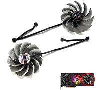 NUHFUFA Ventilateur de refroidissement pour carte graphique ASROCK RX6600XT 6650XT 8 Go Phantom Gaming D Accessoires (ventilateur droit)