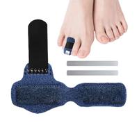 Nuhjytgf Attelle d'orteil | Redresseur d'orteils respirant pour orteils tordus | Attelle d'orteil cassée durable, correcteur réutilisable pour orteils courbés, inconfort des