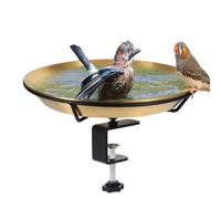 Nuhjytgf Bain D'Oiseaux D'Extérieur,Mangeoire Décorative À Fixation Sur Terrasse - Bain D'Oiseau Nourricier Pour Balustrade De Jardin - Pour Extérieur Arrière-Cour Patio Pelouse Rambarde Porche Balcon