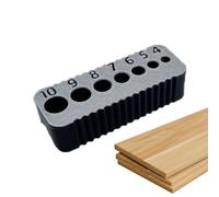 Nuhjytgf Bloc de forage, gabarit de perçage universel de précision | Outil de positionnement de perforateur - Pour les amateurs de bricolage, les professionnels, les charpentiers, les constructeurs