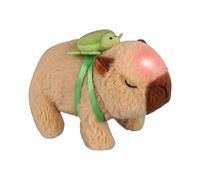 Nuhjytgf Capybara en Peluche Marchant Animal de Compagnie Interactive,Couteau Ciseaux Rechargeable - Peluche Interactive | pour Cuisine Jardin Tissu Cuir Papier Moquette Loisirs Créatifs