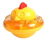 Nuhjytgf Cat Treat Dispenser | Cat Interactive Toys | Cat Feeder Toys | Creative Treat Dispenser | Chicken Shape Cat Treat Dispenser Toys | Portable Cat Treat Dispenser for Kitten