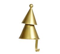 Nuhjytgf Crochet de sapin de Noël 3D - 12,5 x 21,5 cm - Support de chaussette festif - Décoration de suspension - Crochet de présentation saisonnier - Pour cheminée, fenêtre, comptoir, entrée