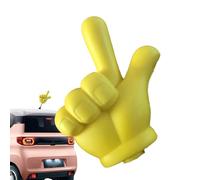Nuhjytgf Décoration d'antenne de voiture, geste de la main, accessoires de voiture amusants pour décoration extérieure de toit, remorque, camion, intérieur, camping-car, tracteur, VUS, lieu de travail