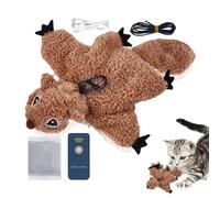 Nuhjytgf Flapping Wings Bird Catnip Toys, Interactive Flying Flapping Bird with Catnip, Realistic Feather Cat Toy, Soft Cozy Kitten Toy, Cat Bird Chases Toy, Catnip Flapping Bird Toy for Indoor Cats