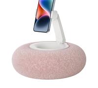 Nuhjytgf Fuzzy Bowl with Kind'le Holder, Pillow Bed Phone Holder, Cozy Cell Phone Stand, Multi-Purpose Tablet Reading Stand, Ideal for Holding Phones, Remote Controls, Tablets and Snacks
