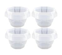 Nuhjytgf Garden Cloches for Plants, Protective Reusable, 20-Pieces, Plant Protection Dome Covers, Seedling Mini Greenhouse Cloche, Transparent Frost Shield, for Outdoor Vegetable Flower Gardening