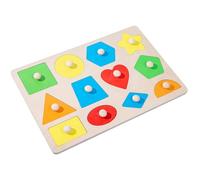 Nuhjytgf Jeu de société d'association Rapide Shape,Puzzle de Forme géométrique en Bois pour Tout-Petits | Cadeau de Bloc d'éducation préscolaire de Jeu de trieur de Formes