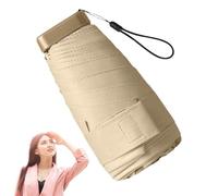 Nuhjytgf Parasol Protection Uv - Mini parapluie de voyage à six plis pour sac à main,Parapluie Coupe-Vent Double Usage, Portable, Pliant, de Voyage Compact pour Femme