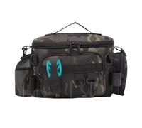 Nuhjytgf Sac fourre-tout pour leurres de pêche, matériel de pêche, fournitures de pêche en plein air, grande capacité, poches multifonctionnelles, 26 cm, pour le rangement des appâts, le matériel de