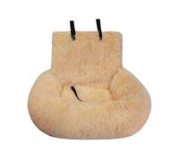 Nuhjytgf Siège Auto pour Chien | Doudou Coussin de Voiture pour Chiot - Coussin Détachable pour Voyages Sorties Camping Visite Vétérinaire Trajets Vacances Aventure