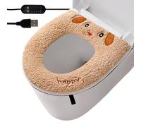 Nuhjytgf Siège De Toilette Chauffant,Minuterie Réglable Alimentée par USB Douce,Réchauffeur De Sièges De WC Chauffants Pour Salle De Bain | Pour Salle de Bain Hôtel Appartement Camping-Car Maison de