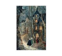 NUIHAGF Grimm's Fairy Tales Poster sur toile pour décoration de chambre à coucher, bureau, chambre, cadeau 20 x 30 cm