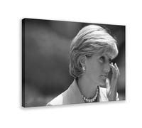 NUIHAGF Impression sur toile Lady Diana, décoration de chambre à coucher, bureau, chambre, cadeau 20 x 30 cm