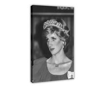 NUIHAGF Impression sur toile Lady Diana - Décoration de chambre à coucher, bureau, chambre - Cadeau - 50 x 75 cm