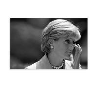NUIHAGF Impression sur toile Lady Diana - Décoration de chambre à coucher, bureau, chambre - Cadeau - 60 x 90 cm