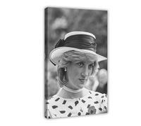 NUIHAGF Impression sur toile Lady Diana - Décoration de chambre à coucher, bureau, chambre - Cadeau - 60 x 90 cm