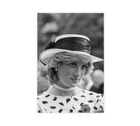 NUIHAGF Impression sur toile Lady Diana - Décoration murale pour salon, chambre à coucher - 20 x 30 cm