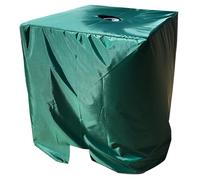 Nuiorfty 2 pièces IBC fourre-Tout Couverture étanche au Soleil Anti-poussière Couvercle de réservoir d'eau pour conteneur de réservoir IBC Baril d'eau Pluie extérieur 47 2x31 5x39 4 Pouces