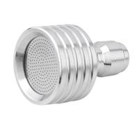 Nuiorfty Buse de Nettoyeur Haute Pression en Acier Inoxydable Anti-éclaboussures Buses de Nettoyeur Haute Pression Multifonctions Embouts pour Voitures Jardin et Urbain