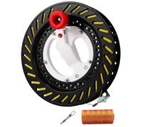 Nuiorfty Corde de cerf-Volant avec Bobine et verrou Enrouleur de Bobine cerf-Volant 8 7 Pouces avec Cordon Anti-enroulement 765