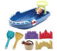Nuiorfty Jouets de Sable de Plage-Grands Jouets Sable château avec Pelle et râteau pour Enfants et Adultes Ensemble Jeu pour bac à Plage Neige