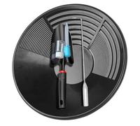 Nuiorfty Kit d'orpaillage 5 pièces poêle à Or Efficace à 3 rainures pour débutants équipement de Prospection Complet avec Pelle et Outils pour l'exploitation minière