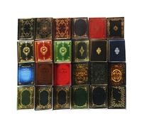 Nuiorfty Livres Miniatures 24 pièces 1:12 Livres Classiques pour Maison de poupée Accessoires de décoration pour Faire Semblant Jouer