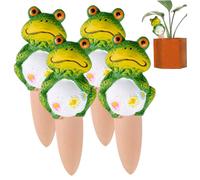 Nuiorfty Paquet de 4 Inserts de jardinière à arrosage Automatique Pointes d'arrosage en Terre Cuite pour Plantes d'intérieur piquets 'Eau automatiques pour Les Vacances et Les Modes Vie occupés