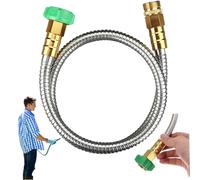 Nuiorfty Rallonge de Tuyau d'arrosage Tuyau en métal de 5 Pieds avec buse Flexible Portable et léger Parfait pour l'arrosage du Jardin en Plein air Le Nettoyage des Animaux Compagnie