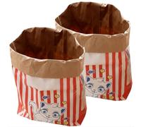 Nuiorfty Sac froissé pour Chat, 2 pièces, Jouet en Papier pour Cacher, gratter et Jouer, Rouge, Convient aux Chats de Moins de 16.5 LB