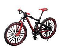 Nuiorfty Vélo à Doigts vélos à Doigts en Alliage rétro Classiques Jouets de Course de Collection Mini Jouet Simulation vélo Montagne réaliste pour Ornements Bureau Domicile Rouge