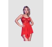 Nuisette Babydoll CR4370 Rouge