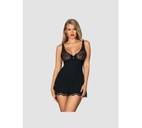 Nuisette Babydoll Luvae Noire - Taille : S/M - 36/38