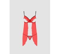 Nuisette Babydoll Ouverte Cherry Devil Collection Rouge