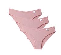Nuisette Bleu Nuit Culottes Femmes Culottes Pcs Bikini sous-Vêtements 3 Strings Slips Sexy Ensemble Lingerie Jarretelle (Pink, XL)