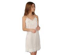 Nuisette camisole de mariÃ©e douce avec bretelles femme Admas Blanc S