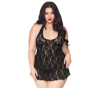 Nuisette femme Leg Avenue Noir Plus