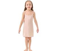Nuisette Fille en Tissu Doux, Robe de Nuit à Bretelles Réglables, Pyjama de Nuit Confortable pour Enfants