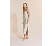 Nuisette longue satinée - Olyssa - L - Sauge - Femme - Etam