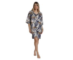 Nuisette manches franÃ§aises femme Admas Luxury Leopard Bleu S