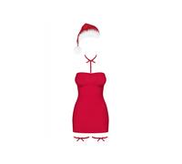 Nuisette Mère Noël Kissmas 3 Pièces Rouge