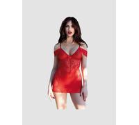 Nuisette Princess Lace CR4627 rouge