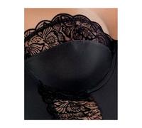 Nuisette sexy s/m casmir kalia chemise nighties - Taille: S/M, Couleur: Noir