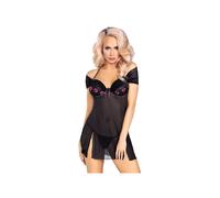 Nuisette & String Kastalia Black