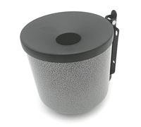 NUISIPRO - Cendrier Extérieur Grand format et Robuste - Contenance 2L - Fixation murale