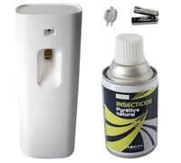 NUISIPRO - Diffuseur Anti Mouches, Anti moustiques - 1 Diffuseur & 1 Recharge Puissante - Insecticide Pyrèthre