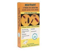 NUISIPRO Piège de Détection Insectes du Bois et des Céréales - Double Attractif Alimentaire & Lumineux - sans Insecticide - 21 × 9,8 cm