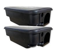 NUISIPRO - Poste Anti Rat & Anti Souris - Lot de 2 boites Robustes - Grande sécurité des Produits